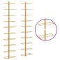 vidaXL Wand-Weinregale für 10 Flaschen 2 Stk. Golden Metall vidaXL Wand-Weinregale für 10 Flaschen 2 Stk. Golden Metall