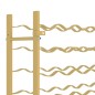 vidaXL Weinregal für 36 Flaschen Golden Metall vidaXL Weinregal für 36 Flaschen Golden Metall