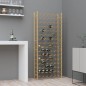 vidaXL Weinregal für 96 Flaschen Golden Metall vidaXL Weinregal für 96 Flaschen Golden Metall