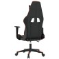 Gaming-Stuhl mit Massagefunktion Schwarz und Orange Kunstleder Gaming-Stuhl mit Massagefunktion Schwarz und Orange Kunstleder