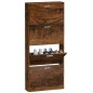 vidaXL Schuhschrank Räuchereiche 59x17x150 cm Holzwerkstoff vidaXL Schuhschrank Räuchereiche 59x17x150 cm Holzwerkstoff