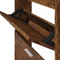 vidaXL Schuhschrank Räuchereiche 59x17x150 cm Holzwerkstoff vidaXL Schuhschrank Räuchereiche 59x17x150 cm Holzwerkstoff