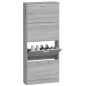 vidaXL Schuhschrank Grau Sonoma 59x17x150 cm Holzwerkstoff vidaXL Schuhschrank Grau Sonoma 59x17x150 cm Holzwerkstoff