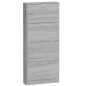 vidaXL Schuhschrank Grau Sonoma 59x17x150 cm Holzwerkstoff vidaXL Schuhschrank Grau Sonoma 59x17x150 cm Holzwerkstoff