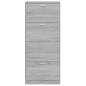 vidaXL Schuhschrank Grau Sonoma 59x17x150 cm Holzwerkstoff vidaXL Schuhschrank Grau Sonoma 59x17x150 cm Holzwerkstoff