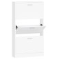 vidaXL Schuhschrank Weiß 59x17x108 cm Holzwerkstoff vidaXL Schuhschrank Weiß 59x17x108 cm Holzwerkstoff