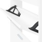 vidaXL Schuhschrank Weiß 59x17x108 cm Holzwerkstoff vidaXL Schuhschrank Weiß 59x17x108 cm Holzwerkstoff