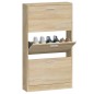 vidaXL Schuhschrank Eichen-Optik 59x17x108 cm Holzwerkstoff vidaXL Schuhschrank Eichen-Optik 59x17x108 cm Holzwerkstoff