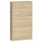 vidaXL Schuhschrank Eichen-Optik 59x17x108 cm Holzwerkstoff vidaXL Schuhschrank Eichen-Optik 59x17x108 cm Holzwerkstoff