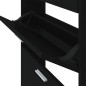 vidaXL Schuhschrank Schwarz 59x17x108 cm Holzwerkstoff vidaXL Schuhschrank Schwarz 59x17x108 cm Holzwerkstoff