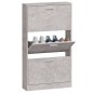 vidaXL Schuhschrank Betongrau 59x17x108 cm Holzwerkstoff vidaXL Schuhschrank Betongrau 59x17x108 cm Holzwerkstoff