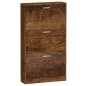 vidaXL Schuhschrank Räuchereiche 59x17x108 cm Holzwerkstoff vidaXL Schuhschrank Räuchereiche 59x17x108 cm Holzwerkstoff