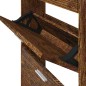 vidaXL Schuhschrank Räuchereiche 59x17x108 cm Holzwerkstoff vidaXL Schuhschrank Räuchereiche 59x17x108 cm Holzwerkstoff