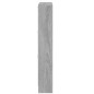 vidaXL Schuhschrank Grau Sonoma 59x17x108 cm Holzwerkstoff vidaXL Schuhschrank Grau Sonoma 59x17x108 cm Holzwerkstoff