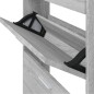 vidaXL Schuhschrank Grau Sonoma 59x17x108 cm Holzwerkstoff vidaXL Schuhschrank Grau Sonoma 59x17x108 cm Holzwerkstoff