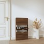 vidaXL Schuhschrank Braun Eichen-Optik 59x17x108 cm Holzwerkstoff vidaXL Schuhschrank Braun Eichen-Optik 59x17x108 cm Holzwerkstoff