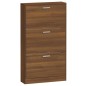 vidaXL Schuhschrank Braun Eichen-Optik 59x17x108 cm Holzwerkstoff vidaXL Schuhschrank Braun Eichen-Optik 59x17x108 cm Holzwerkstoff