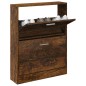vidaXL Schuhschrank Räuchereiche 59x17x81 cm Holzwerkstoff vidaXL Schuhschrank Räuchereiche 59x17x81 cm Holzwerkstoff