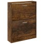 vidaXL Schuhschrank Räuchereiche 59x17x81 cm Holzwerkstoff vidaXL Schuhschrank Räuchereiche 59x17x81 cm Holzwerkstoff