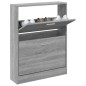 vidaXL Schuhschrank Grau Sonoma 59x17x81 cm Holzwerkstoff vidaXL Schuhschrank Grau Sonoma 59x17x81 cm Holzwerkstoff