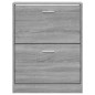 vidaXL Schuhschrank Grau Sonoma 59x17x81 cm Holzwerkstoff vidaXL Schuhschrank Grau Sonoma 59x17x81 cm Holzwerkstoff
