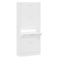 vidaXL Schuhschrank Weiß 63x24x147 cm Holzwerkstoff vidaXL Schuhschrank Weiß 63x24x147 cm Holzwerkstoff