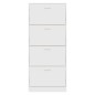 vidaXL Schuhschrank Weiß 63x24x147 cm Holzwerkstoff vidaXL Schuhschrank Weiß 63x24x147 cm Holzwerkstoff