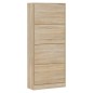 vidaXL Schuhschrank Sonoma-Eiche 63x24x147 cm Holzwerkstoff vidaXL Schuhschrank Sonoma-Eiche 63x24x147 cm Holzwerkstoff