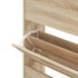 vidaXL Schuhschrank Sonoma-Eiche 63x24x147 cm Holzwerkstoff vidaXL Schuhschrank Sonoma-Eiche 63x24x147 cm Holzwerkstoff