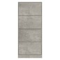 vidaXL Schuhschrank Betongrau 63x24x147 cm Holzwerkstoff vidaXL Schuhschrank Betongrau 63x24x147 cm Holzwerkstoff