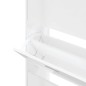 vidaXL Schuhschrank Hochglanz-Weiß 63x24x147 cm Holzwerkstoff vidaXL Schuhschrank Hochglanz-Weiß 63x24x147 cm Holzwerkstoff