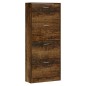 vidaXL Schuhschrank Räuchereiche 63x24x147 cm Holzwerkstoff vidaXL Schuhschrank Räuchereiche 63x24x147 cm Holzwerkstoff