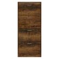 vidaXL Schuhschrank Räuchereiche 63x24x147 cm Holzwerkstoff vidaXL Schuhschrank Räuchereiche 63x24x147 cm Holzwerkstoff