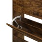 vidaXL Schuhschrank Räuchereiche 63x24x147 cm Holzwerkstoff vidaXL Schuhschrank Räuchereiche 63x24x147 cm Holzwerkstoff