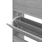vidaXL Schuhschrank Grau Sonoma 63x24x147 cm Holzwerkstoff vidaXL Schuhschrank Grau Sonoma 63x24x147 cm Holzwerkstoff
