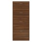 vidaXL Schuhschrank Braun Eichen-Optik 63x24x147 cm Holzwerkstoff vidaXL Schuhschrank Braun Eichen-Optik 63x24x147 cm Holzwerkstoff