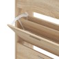 vidaXL Schuhschrank Sonoma-Eiche 63x24x103 cm Holzwerkstoff vidaXL Schuhschrank Sonoma-Eiche 63x24x103 cm Holzwerkstoff