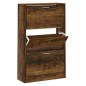 vidaXL Schuhschrank Räuchereiche 63x24x103 cm Holzwerkstoff vidaXL Schuhschrank Räuchereiche 63x24x103 cm Holzwerkstoff