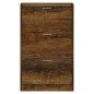 vidaXL Schuhschrank Räuchereiche 63x24x103 cm Holzwerkstoff vidaXL Schuhschrank Räuchereiche 63x24x103 cm Holzwerkstoff