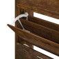 vidaXL Schuhschrank Räuchereiche 63x24x103 cm Holzwerkstoff vidaXL Schuhschrank Räuchereiche 63x24x103 cm Holzwerkstoff