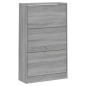 vidaXL Schuhschrank Grau Sonoma 63x24x103 cm Holzwerkstoff vidaXL Schuhschrank Grau Sonoma 63x24x103 cm Holzwerkstoff