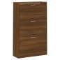 vidaXL Schuhschrank Braun Eichen-Optik 63x24x103 cm Holzwerkstoff vidaXL Schuhschrank Braun Eichen-Optik 63x24x103 cm Holzwerkstoff