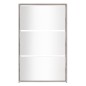 vidaXL Schuhschrank mit Spiegel 3 Fächer Betongrau 63x17x102,5 cm vidaXL Schuhschrank mit Spiegel 3 Fächer Betongrau 63x17x102,5 cm