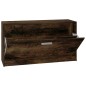 vidaXL Schuhbank Räuchereiche 80x24x45 cm Holzwerkstoff vidaXL Schuhbank Räuchereiche 80x24x45 cm Holzwerkstoff
