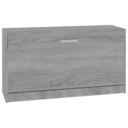 vidaXL Schuhbank Grau Sonoma 80x24x45 cm Holzwerkstoff