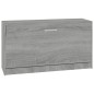 vidaXL Schuhbank Grau Sonoma 80x24x45 cm Holzwerkstoff vidaXL Schuhbank Grau Sonoma 80x24x45 cm Holzwerkstoff