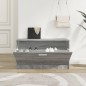 vidaXL Schuhbank Grau Sonoma 80x24x45 cm Holzwerkstoff vidaXL Schuhbank Grau Sonoma 80x24x45 cm Holzwerkstoff