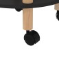 vidaXL Servierwagen 3 Etagen Schwarz 38x38x82 cm Holzwerkstoff & Holz vidaXL Servierwagen 3 Etagen Schwarz 38x38x82 cm Holzwerkstoff & Holz