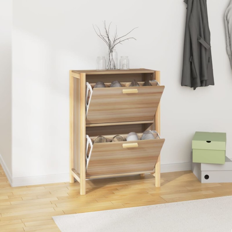 vidaXL Schuhschrank 57,5x33x80 cm Holzwerkstoff vidaXL Schuhschrank 57,5x33x80 cm Holzwerkstoff
