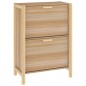 vidaXL Schuhschrank 57,5x33x80 cm Holzwerkstoff vidaXL Schuhschrank 57,5x33x80 cm Holzwerkstoff